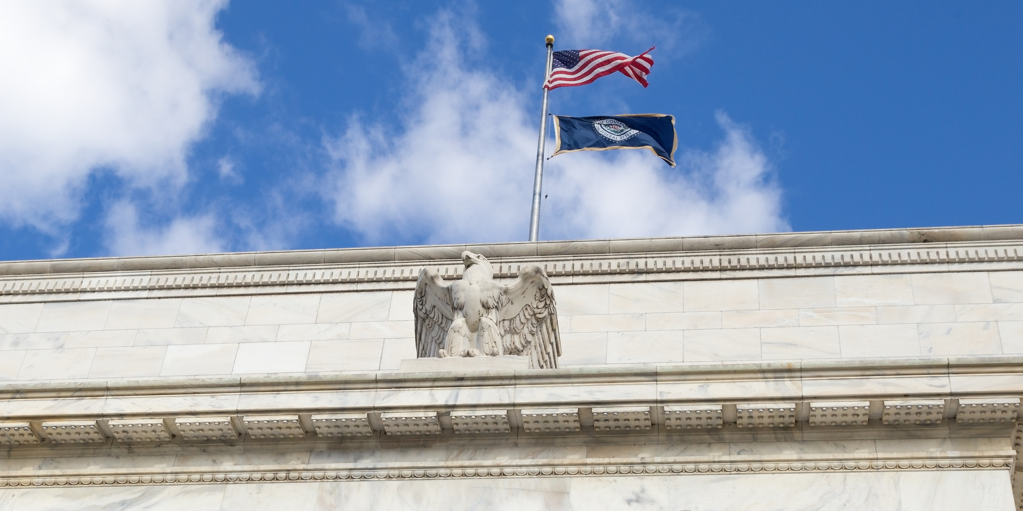 Blick auf die Federal Reserve in Washington USA