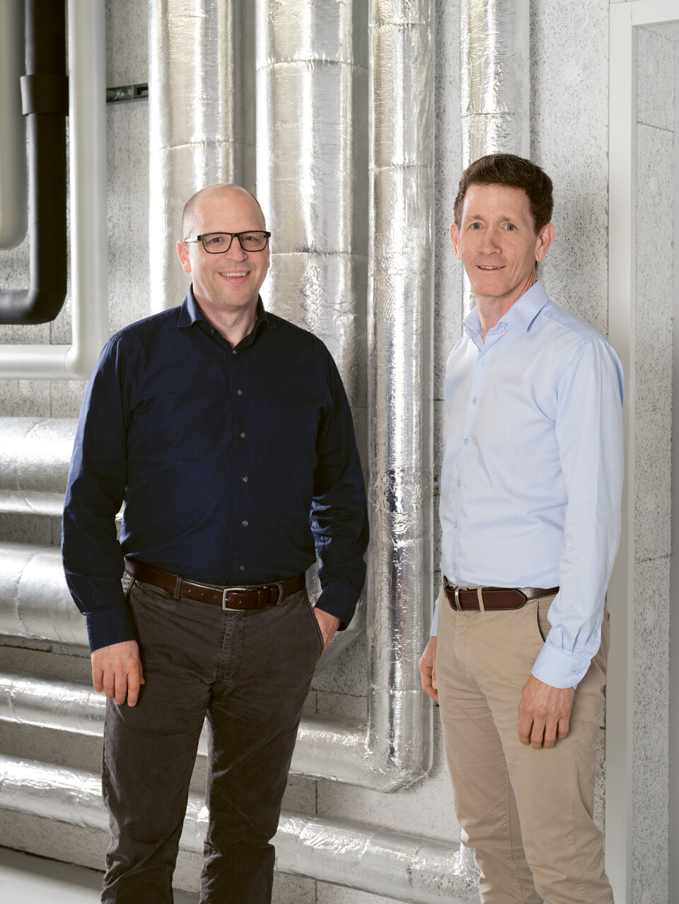 Roman Hinder (links) und Marcel Zünd, Geschäftsleitungsmitglieder und Mitinhaber Beag Engineering AG